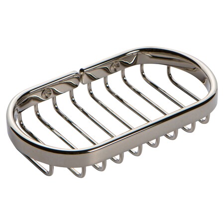 Ginger Soap Basket in Polished Nickel G500/PN